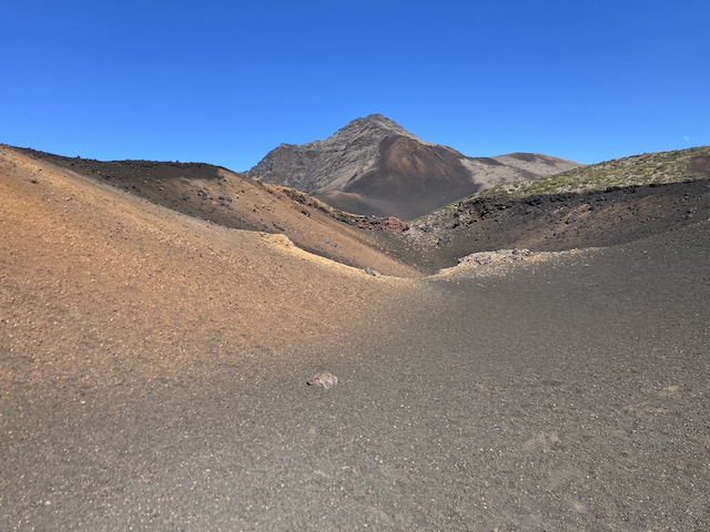 colorful cinder on Haleakalā